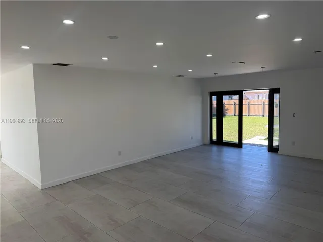 a backyard of a house