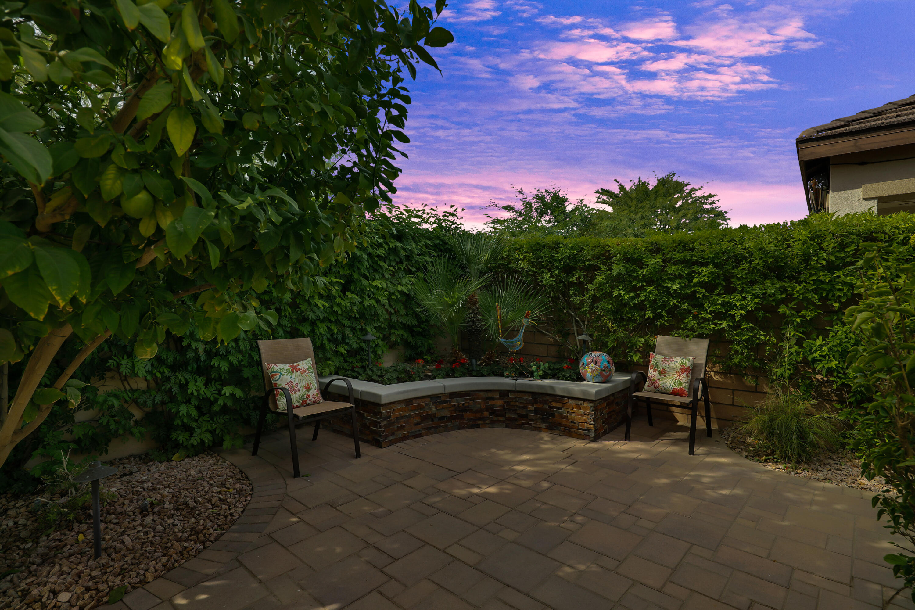 85685 Treviso Drive Indio, CA 92203 - Photo 27 of 32 a view of a yard with furniture and a yard