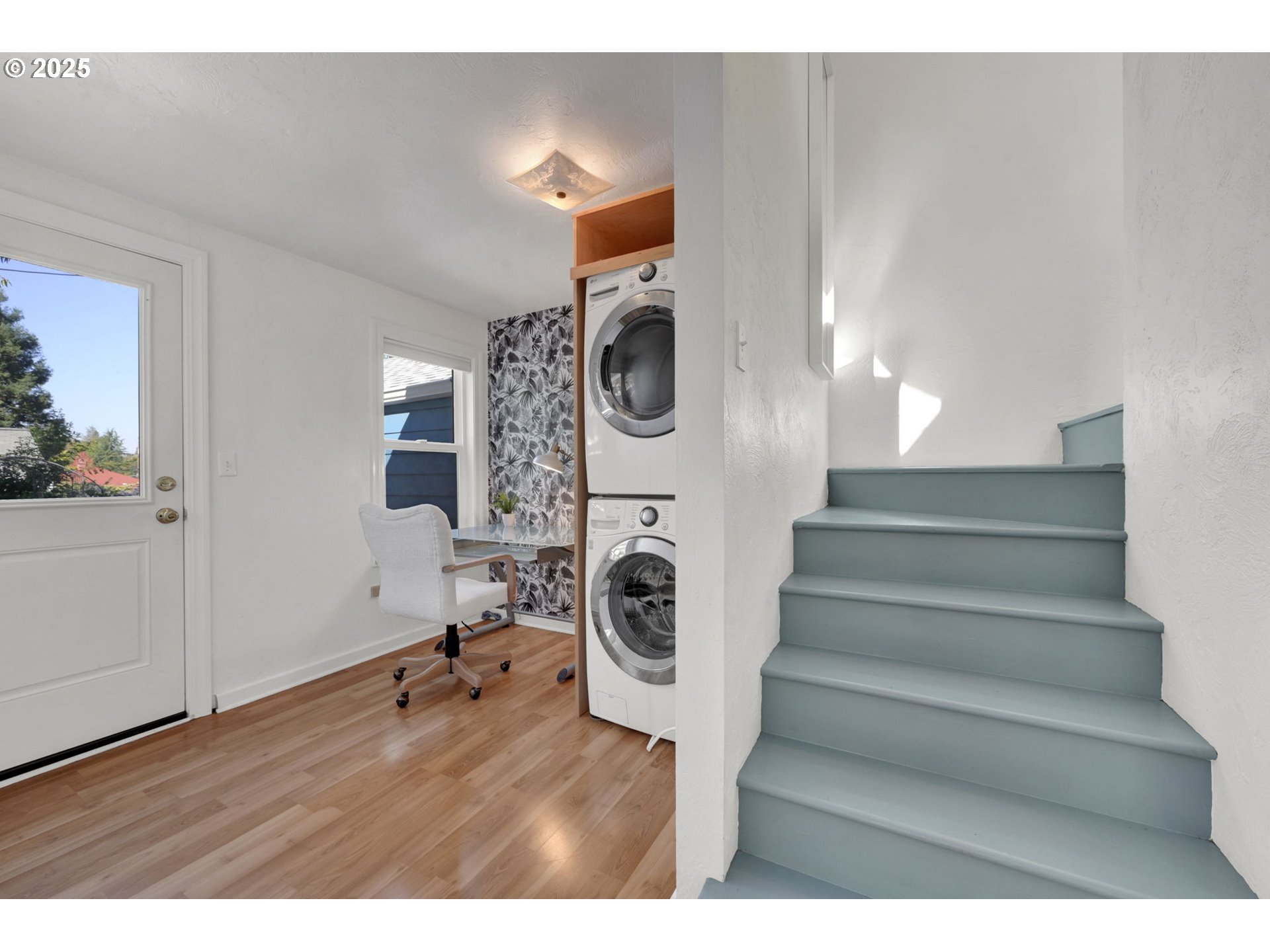 2424 Nixon Street Eugene, OR 97403 - Photo 26 of 48 a view of entryway and hall with wooden floor