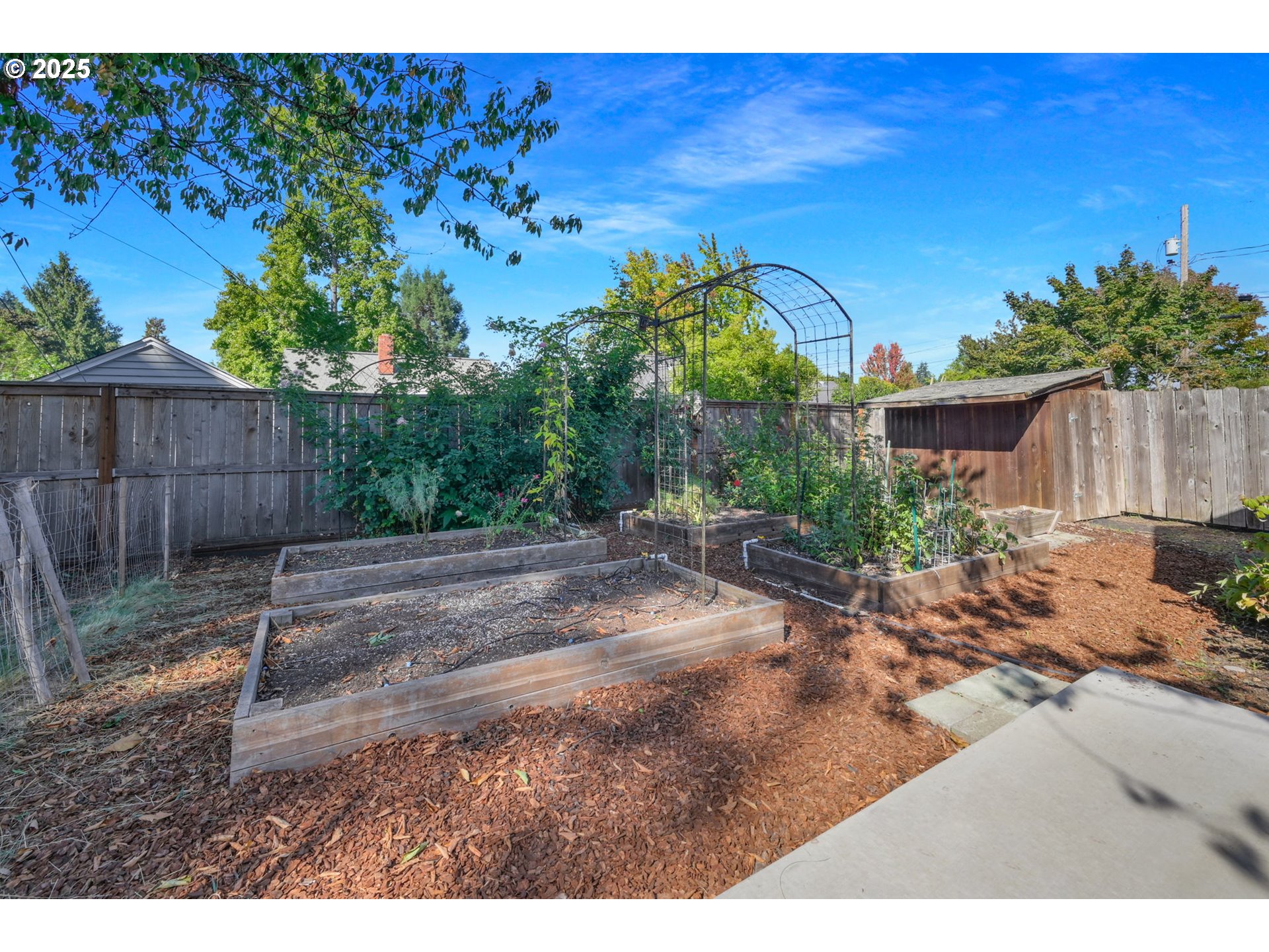 2424 Nixon Street Eugene, OR 97403 - Photo 42 of 48 a backyard of a house with lots of green space