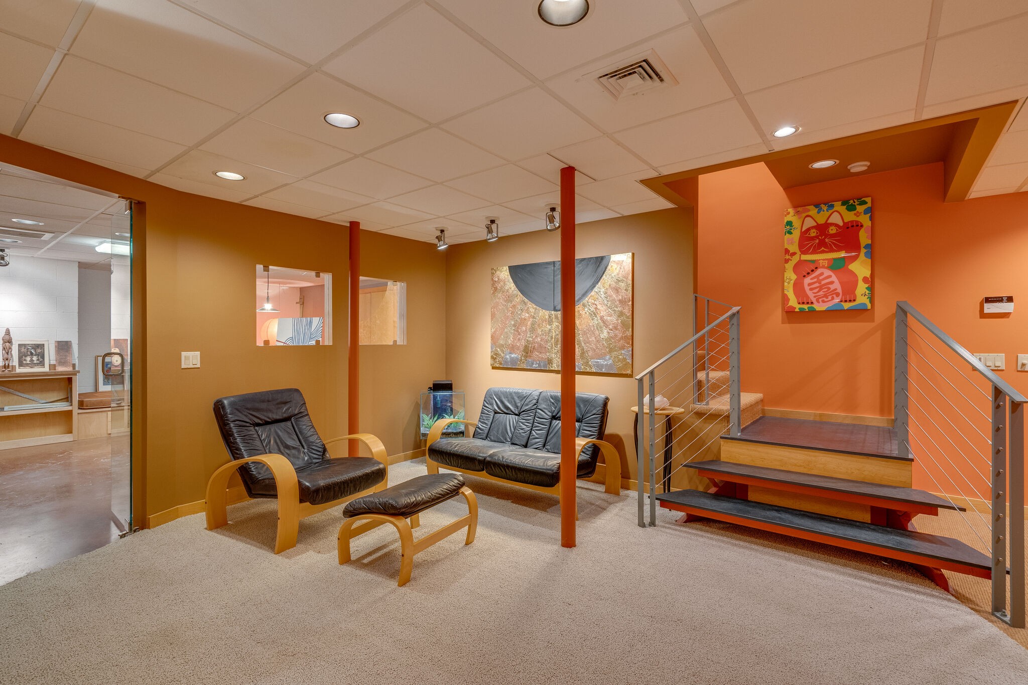621 Post Oak Circle Brentwood, TN 37027 - Photo 33 of 50 a living room with furniture and stairs