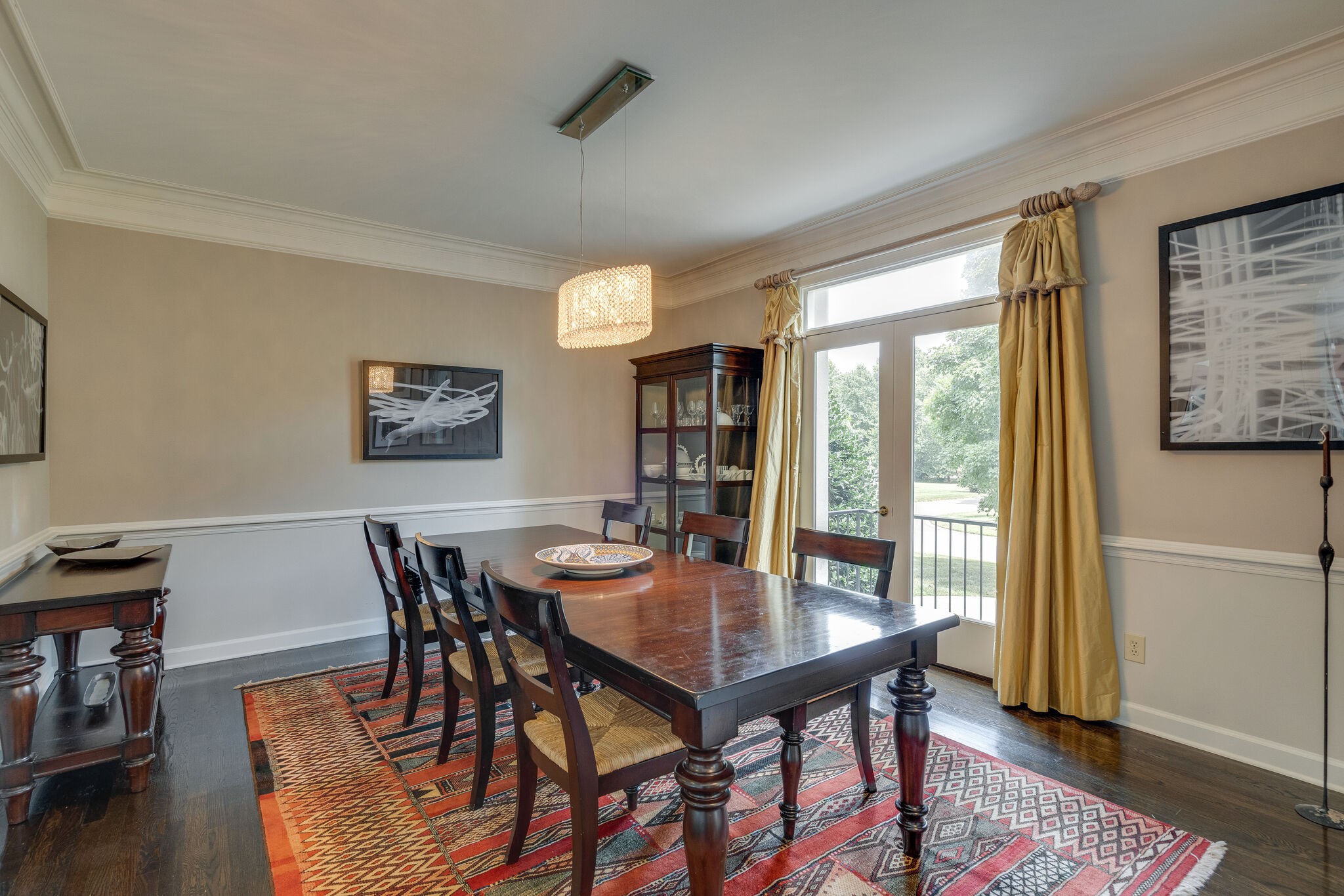 621 Post Oak Circle Brentwood, TN 37027 - Photo 8 of 50 a view of a dining room with furniture and wooden floor