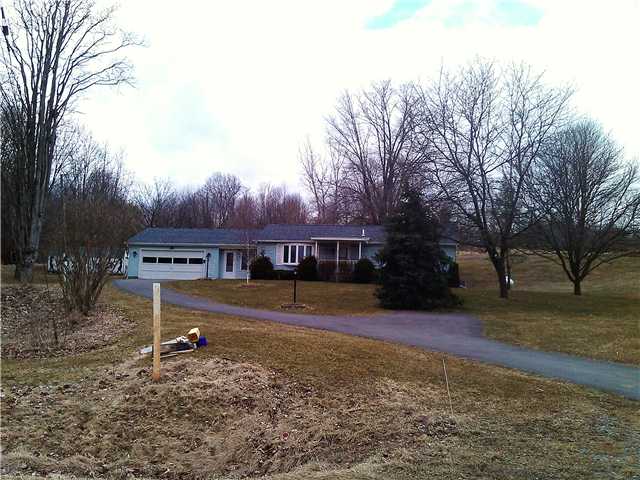 2010 Guyanoga Road Jerusalem, NY 14527 - Photo 1 of 1 Exterior Front Ranch Home on Beautiful Country Lot