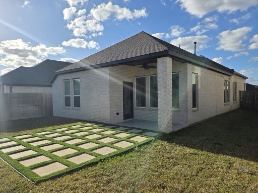 9714 Perdita Trail Missouri City, TX 77459 - Photo 17 of 18 Backyard home view 1