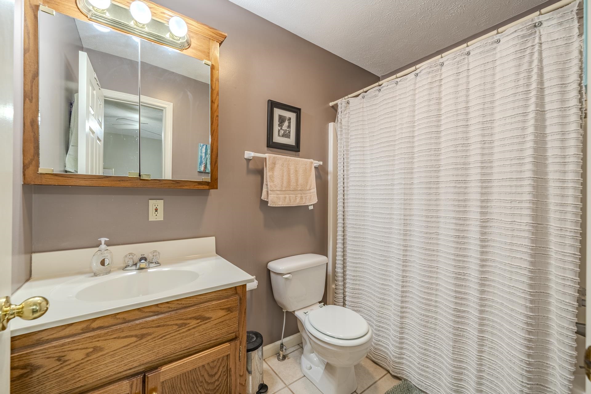 405 Murray Lane Counce, TN 38326 - Photo 21 of 36 a bathroom with a granite countertop toilet sink and mirror