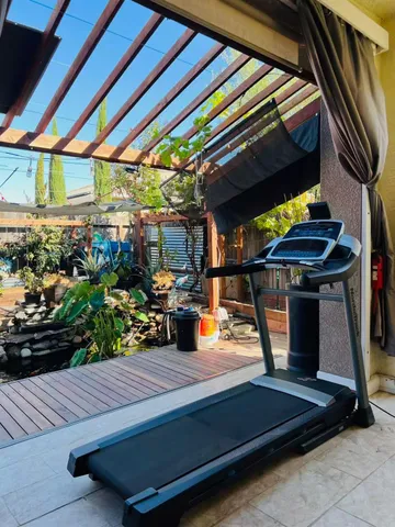 a view of outdoor space with seating