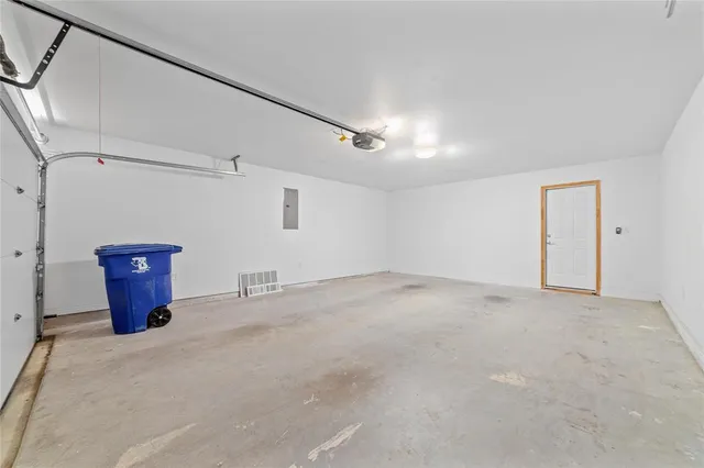 a view of backyard with deck