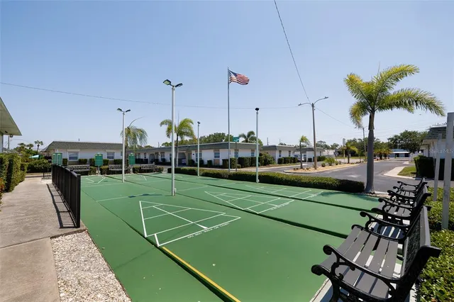 a view of a basketball court
