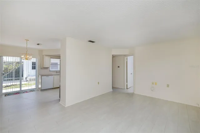 a view of empty room