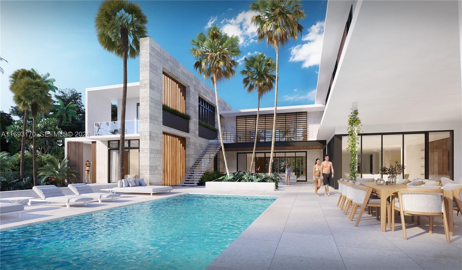 6058 Southwest 120th Street Pinecrest, FL 33156 - Photo 9 of 18 a view of a house with backyard and sitting area