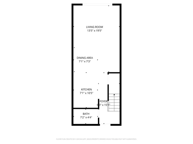 a picture of a bench in front of a door