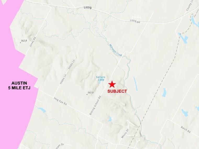 10521 Bitting School Road Manor, TX 78653 - Photo 13 of 13 Map / location