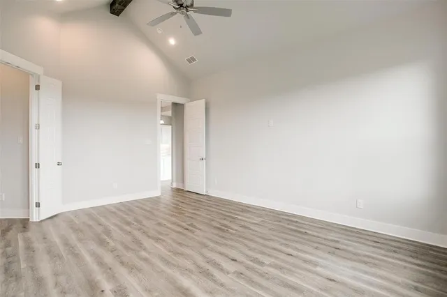 wooden floor in an empty room
