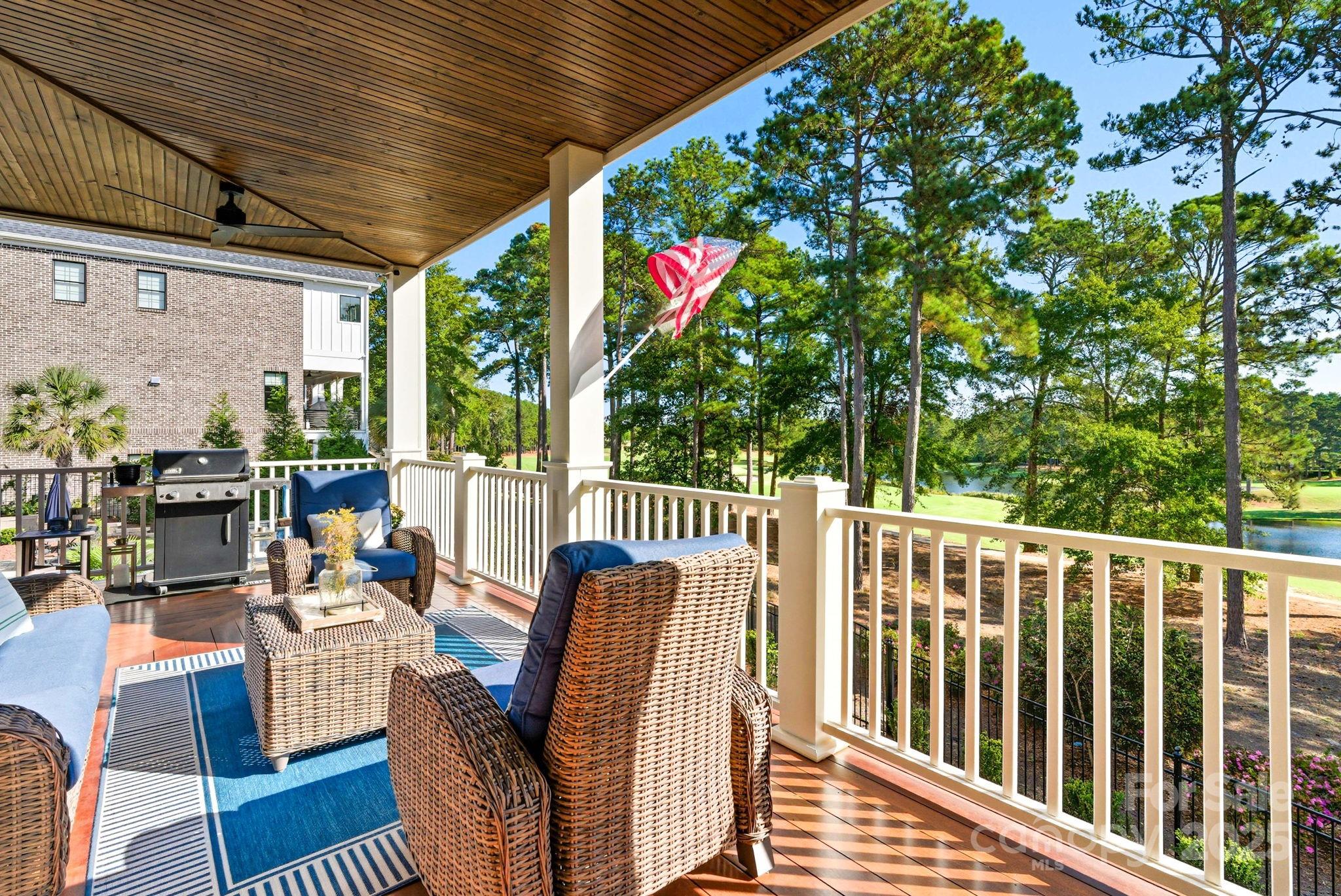 27 Veranda Lane Blythewood, SC 29016 - Photo 19 of 48 a view of a chairs and tables in the balcony