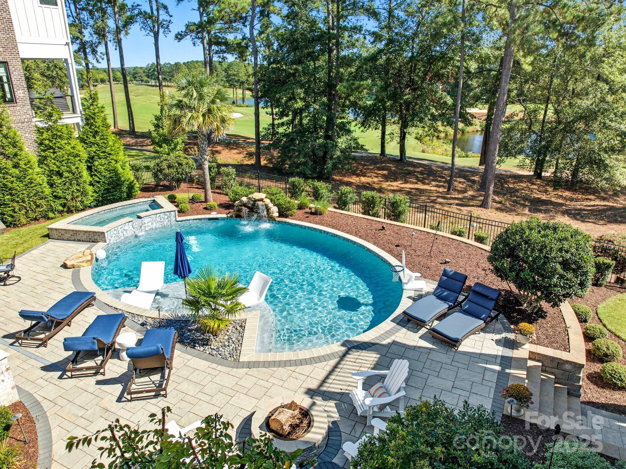 27 Veranda Lane Blythewood, SC 29016 - Photo 2 of 48 an aerial view of a house with swimming pool and patio