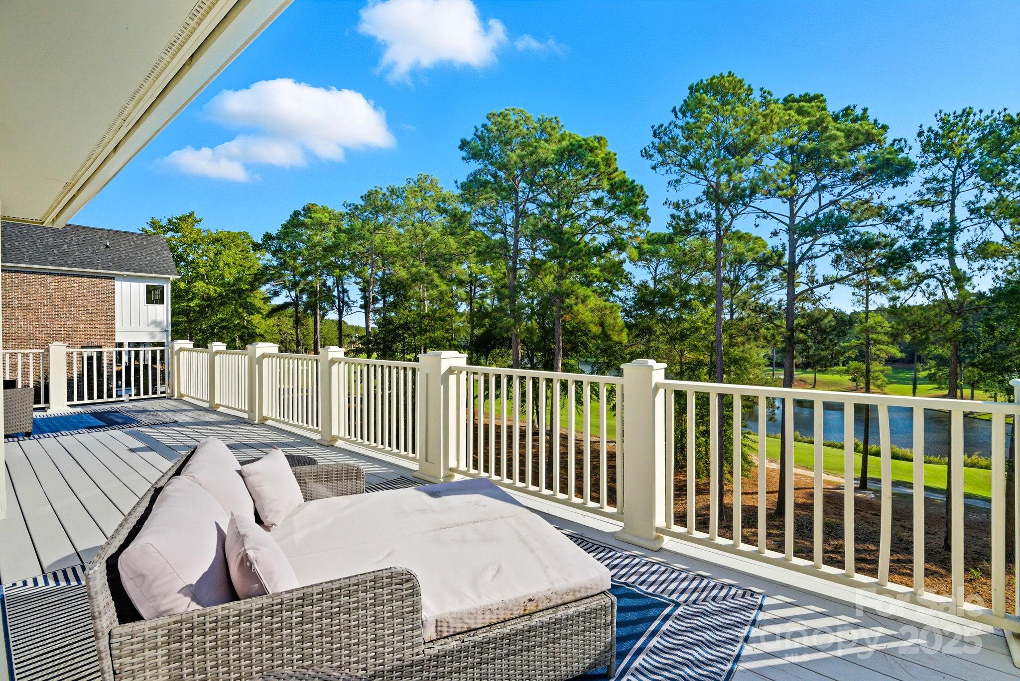 27 Veranda Lane Blythewood, SC 29016 - Photo 32 of 48 a view of balcony with wooden floor and outdoor seating