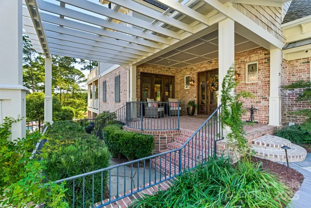 a view of a house with a small porch
