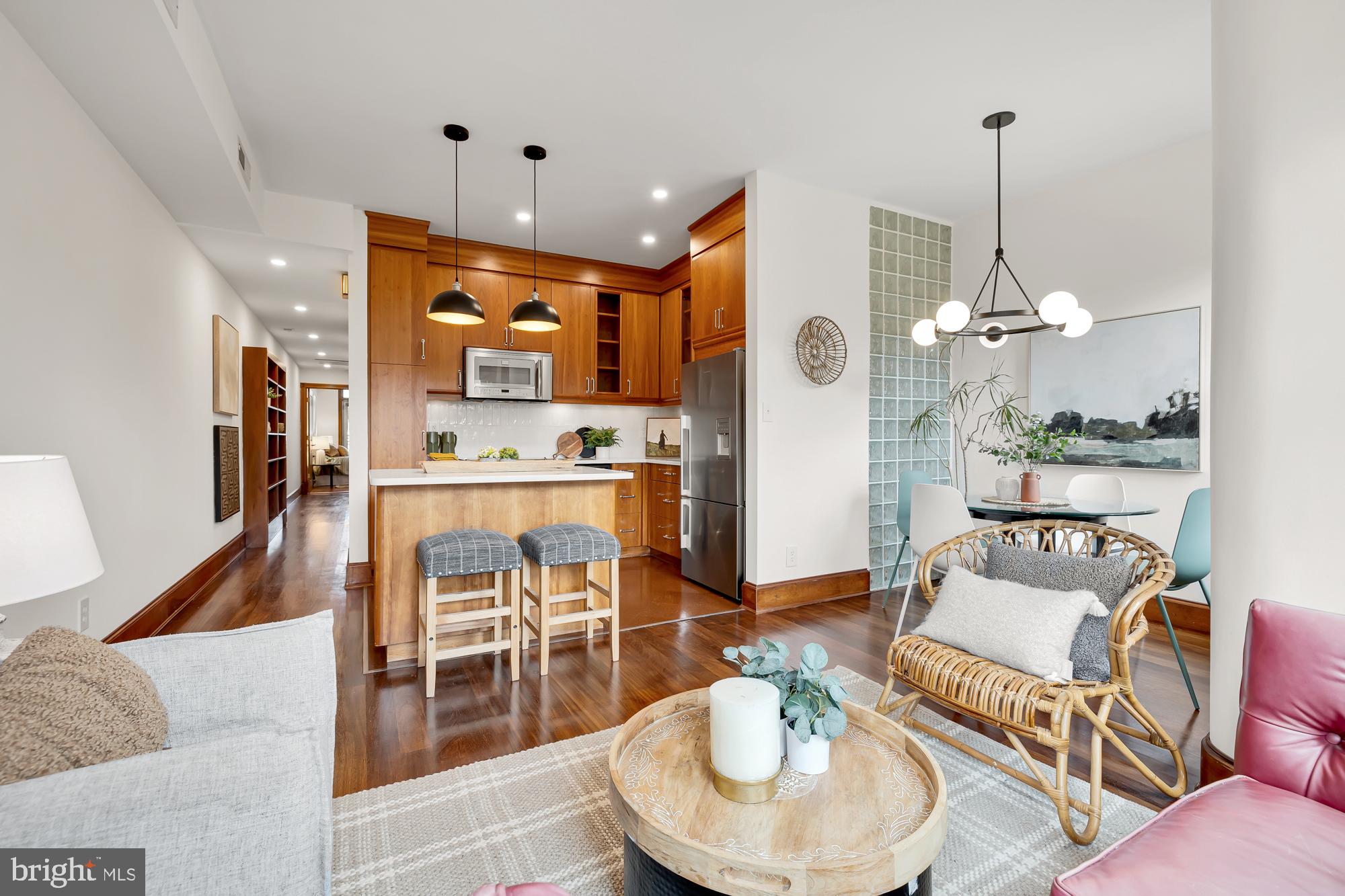 311 6th Street Southeast, Unit 3 Washington, DC 20003 - Photo 11 of 30 View into Kitchen from Living Area