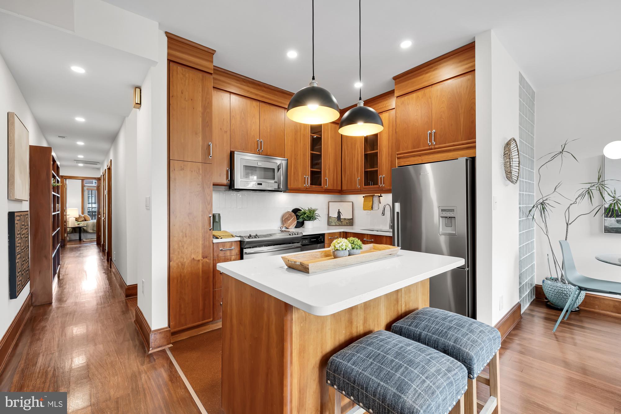 311 6th Street Southeast, Unit 3 Washington, DC 20003 - Photo 5 of 30 View into Entry Hall from Kitchen