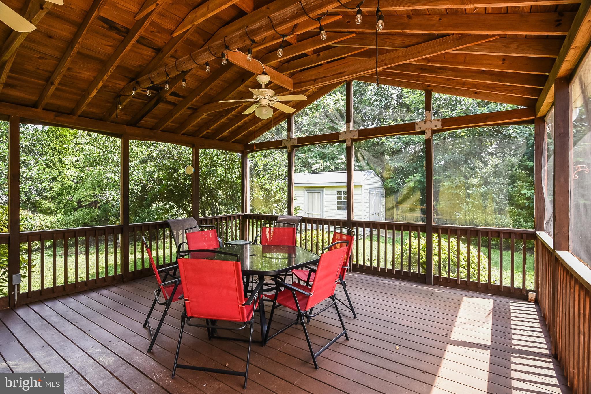 2183 Sebastian Road Fredericksburg, VA 22405 - Photo 27 of 38 Screened porch and view of shed