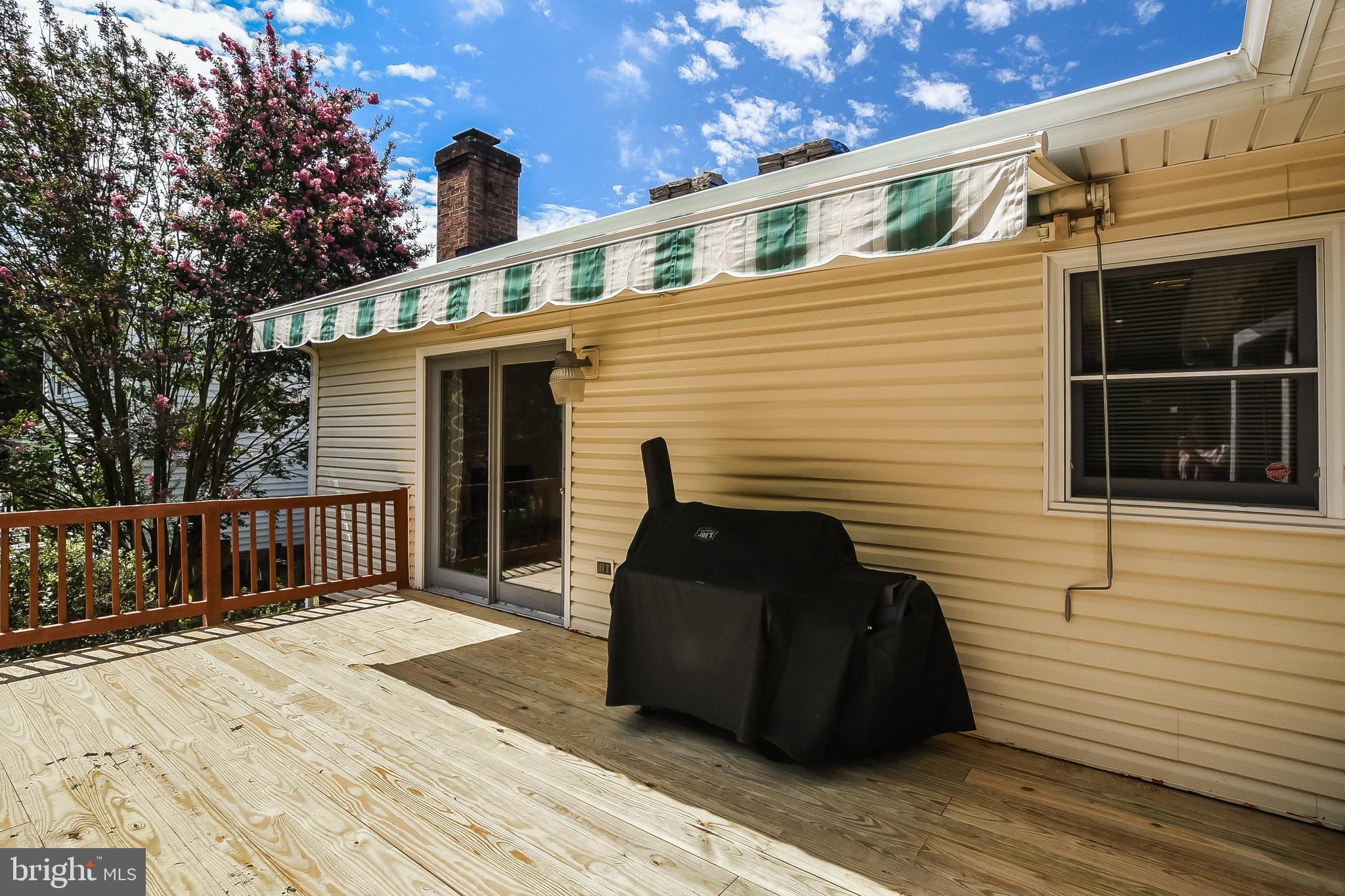 2183 Sebastian Road Fredericksburg, VA 22405 - Photo 29 of 38 Deck with awning