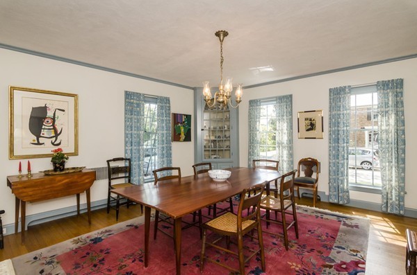 29 Lowell Road Brookline, MA 02445 - Photo 2 of 19 a view of a dining room with furniture and window