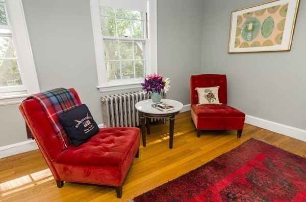 29 Lowell Road Brookline, MA 02445 - Photo 8 of 19 a living room with furniture and a window