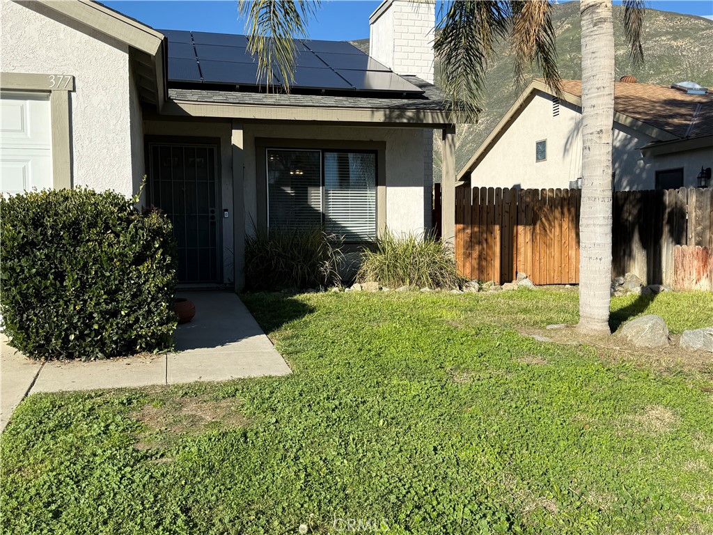 377 Quandt Ranch Road San Jacinto, CA 92583 - Photo 36 of 37 a view of a back yard of the house