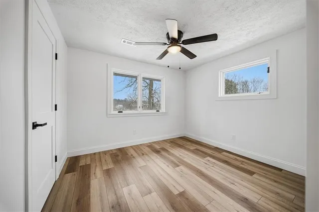 wooden floor in an empty room