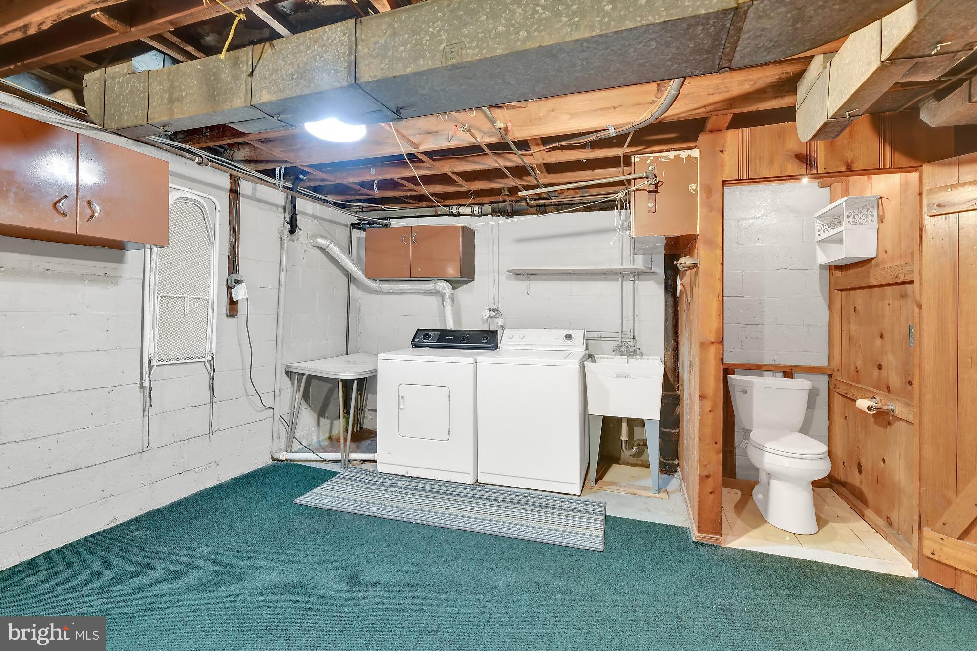 2732 Moorgate Road Baltimore, MD 21222 - Photo 23 of 28 Basement Laundry / Powder Room