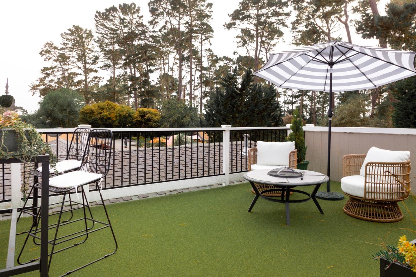 4106 Crest Road Pebble Beach, CA 93953 - Photo 33 of 43 a view of a chairs and table in the patio