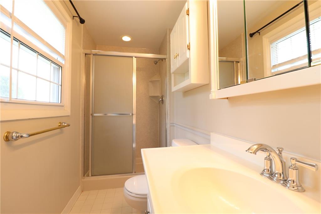 164 Friar Lane McMurray, PA 15317 - Photo 35 of 46 a bathroom with a sink and a shower