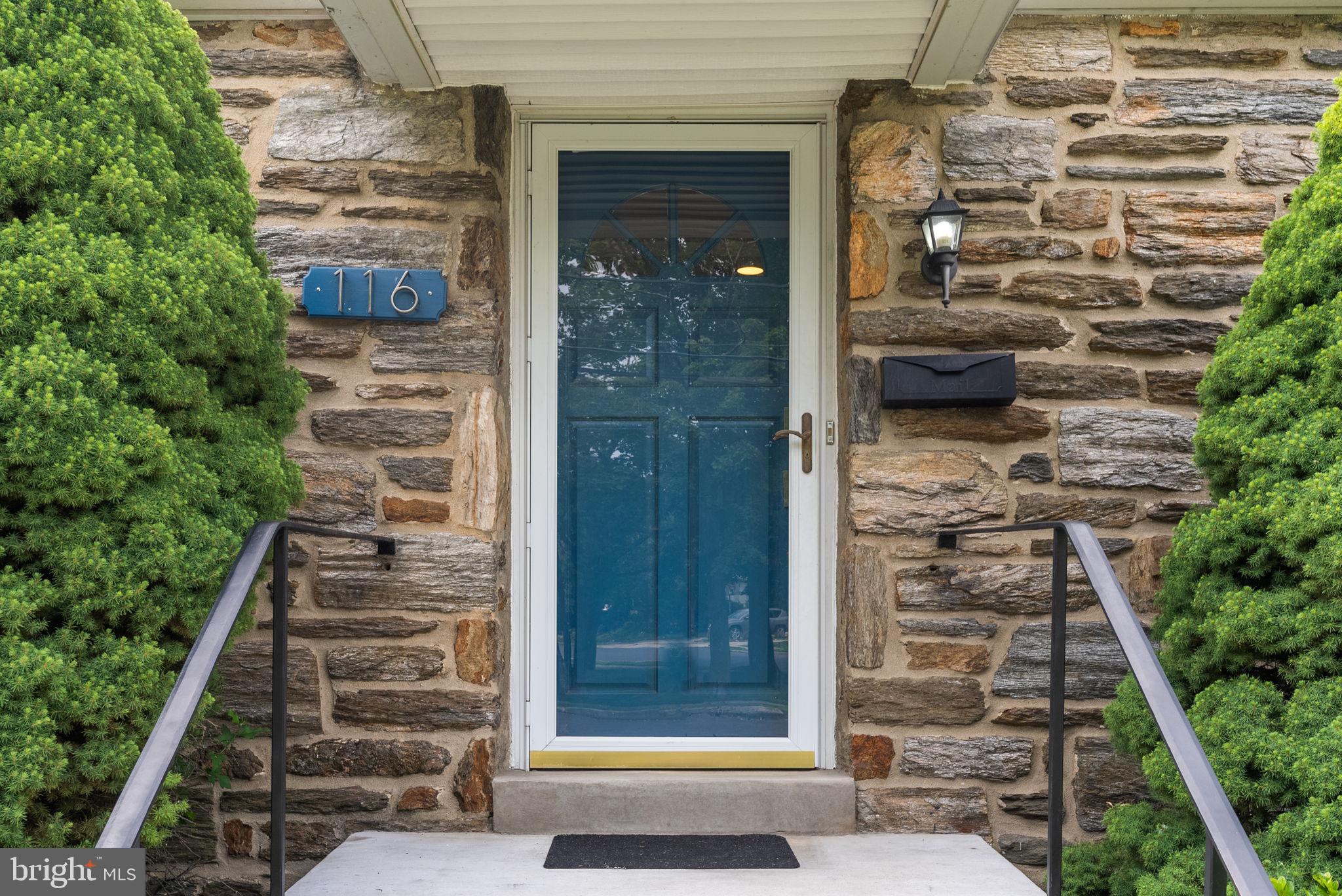 116 South Highland Road Springfield, PA 19064 - Photo 5 of 42 a view of a entryway door of the house