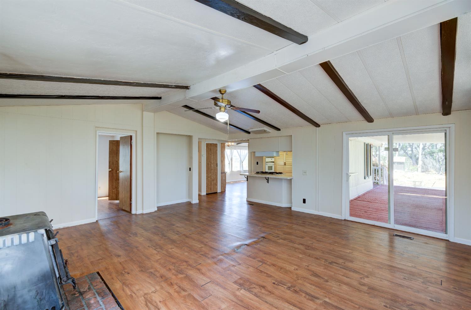 32748 Indian Guide Road Squaw Valley, CA 93675 - Photo 20 of 38 wooden floor in an empty room with a window