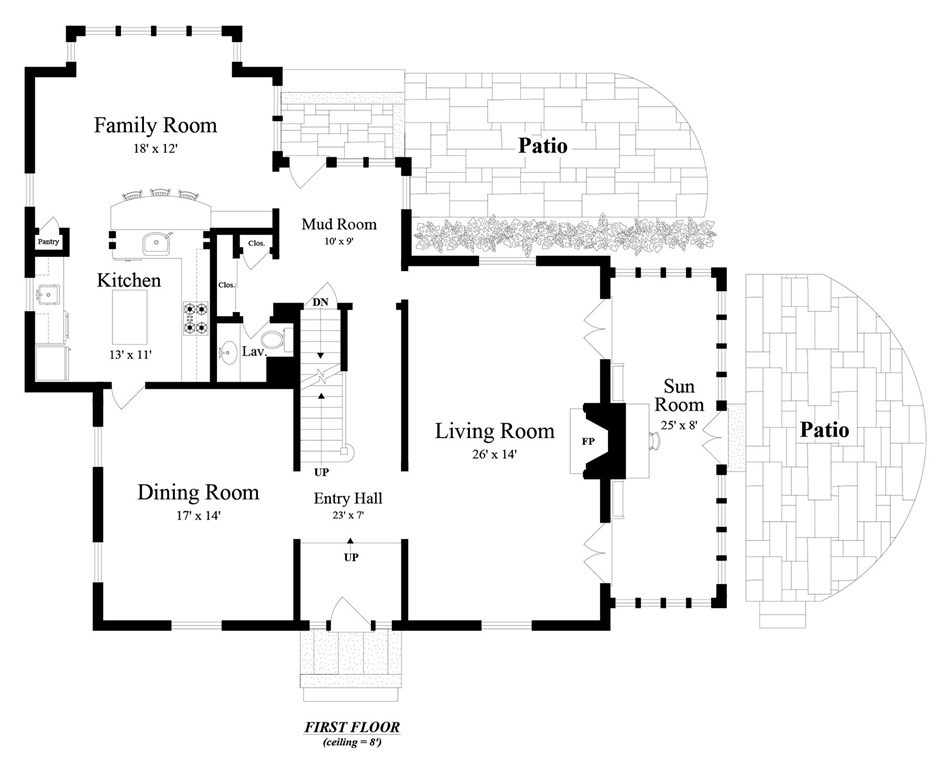 22 Barnstable Road Newton, MA 02465 - Photo 39 of 41 a picture of a floor plan