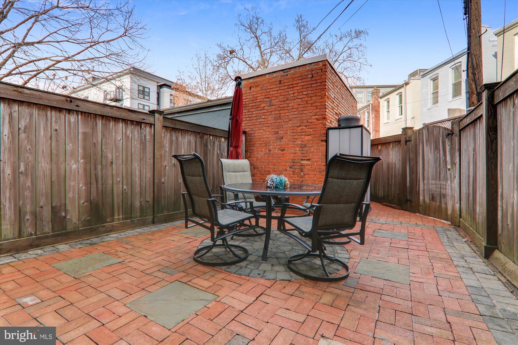 1402 E Street Southeast Washington, DC 20003 - Photo 33 of 40 Private Patio and Shed