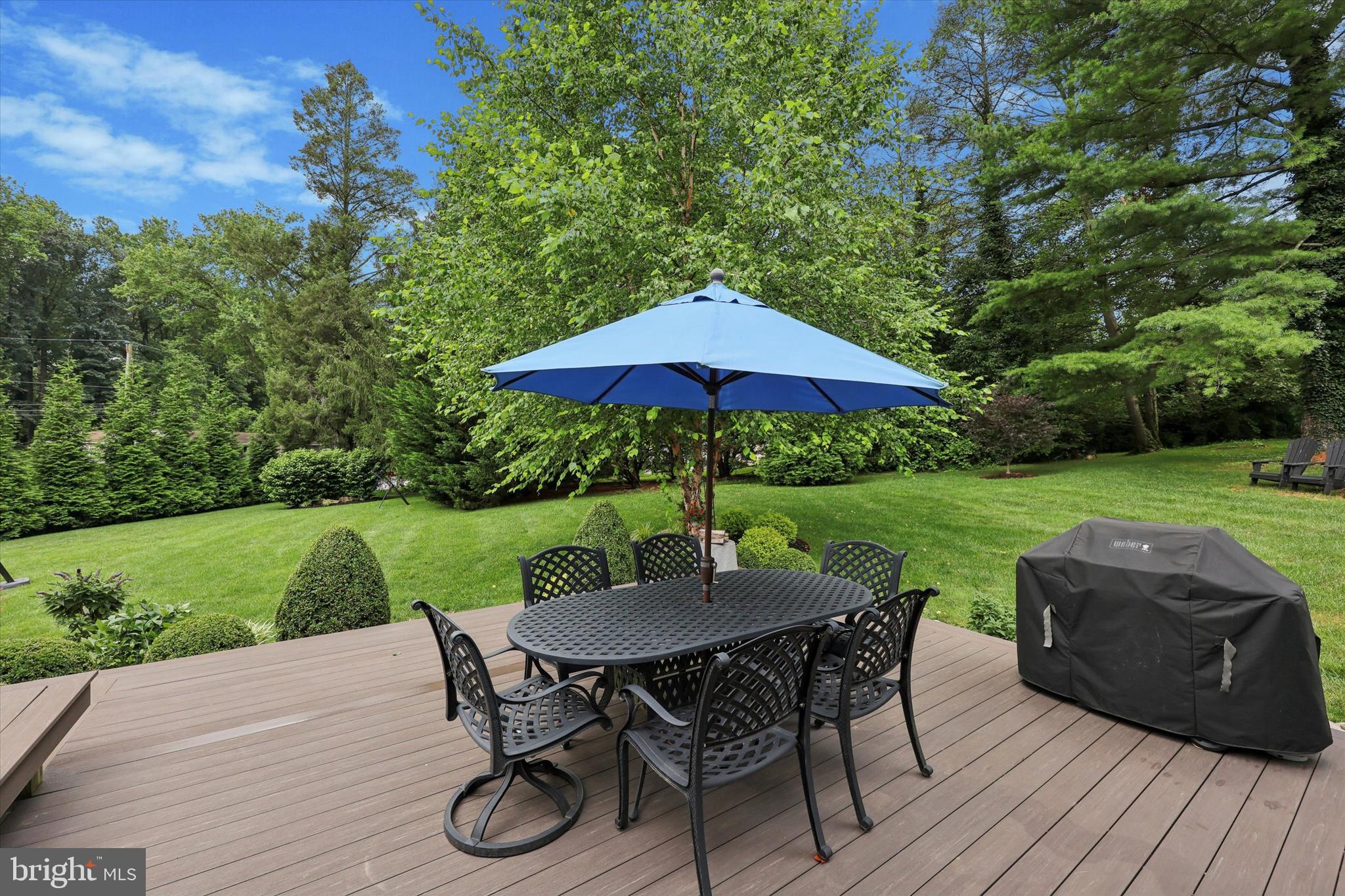 280 Deepdale Road Wayne, PA 19087 - Photo 32 of 35 a view of yard with seating area and green space