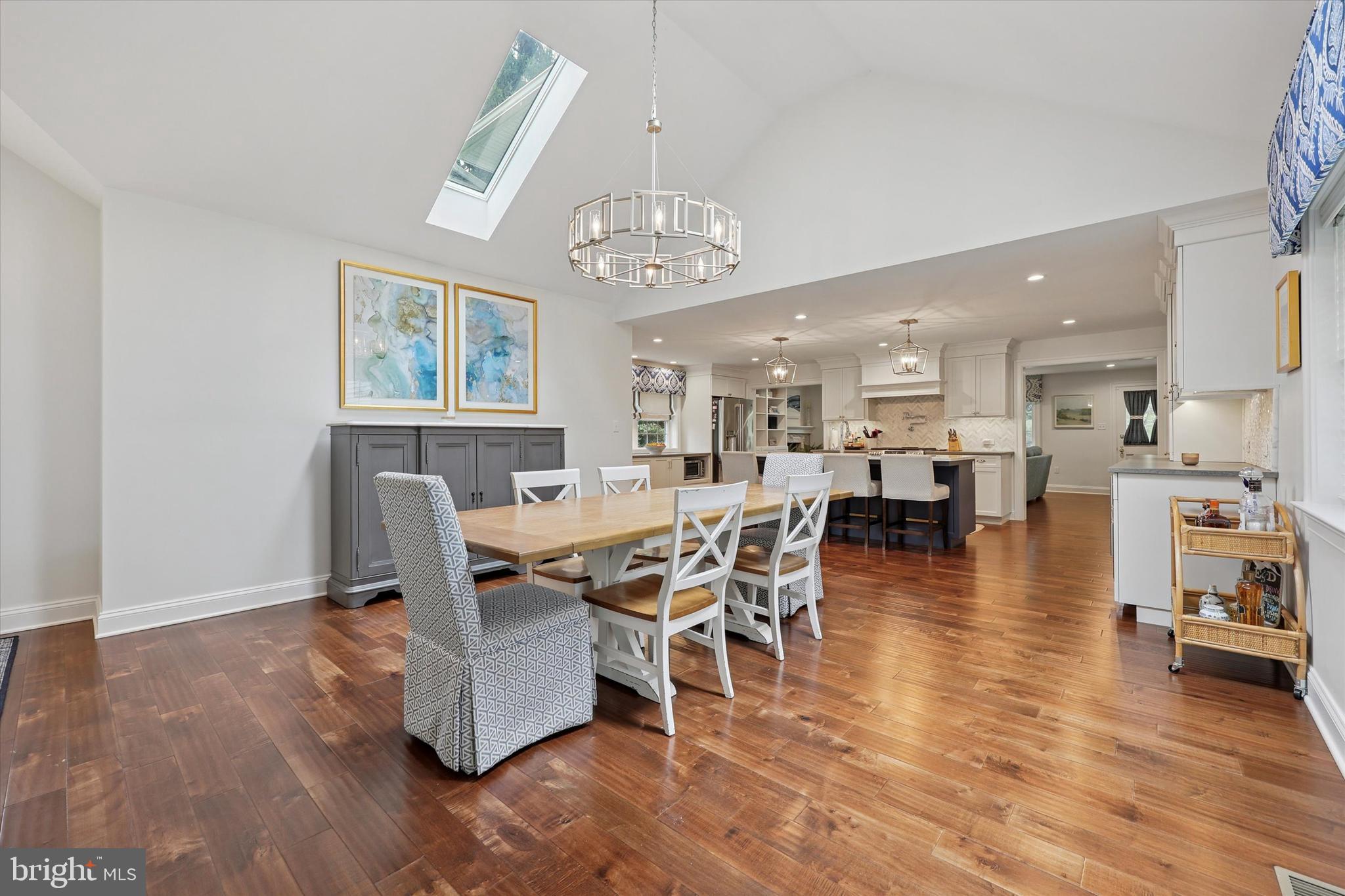 280 Deepdale Road Wayne, PA 19087 - Photo 6 of 35 a view of a dining room with furniture and wooden floor