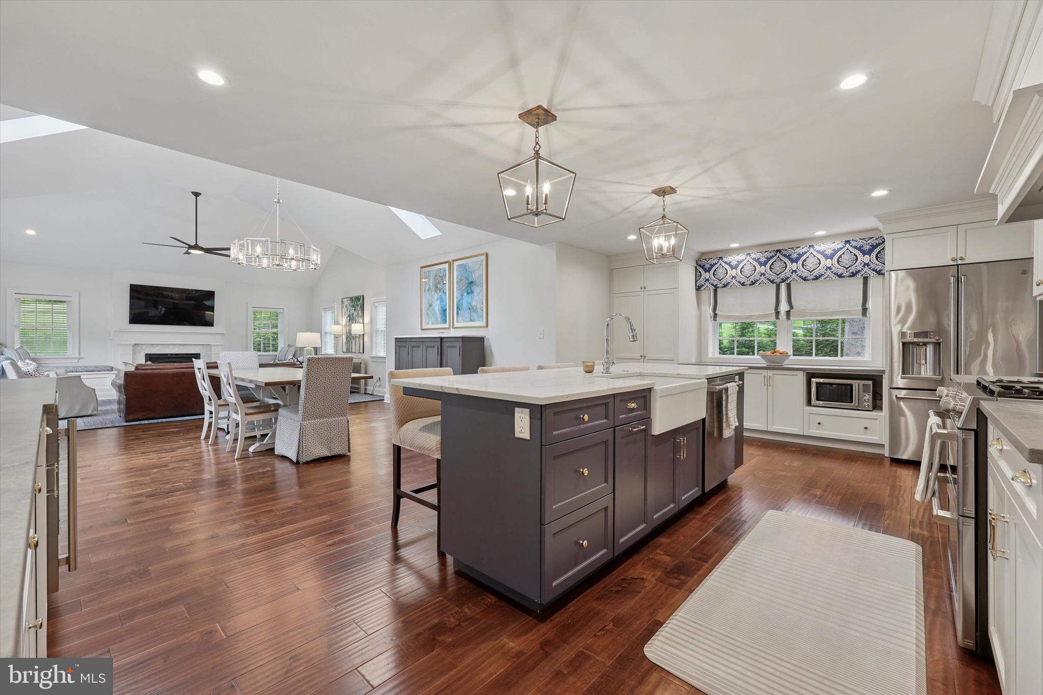 280 Deepdale Road Wayne, PA 19087 - Photo 7 of 35 a large kitchen with stainless steel appliances lots of counter space and breakfast area