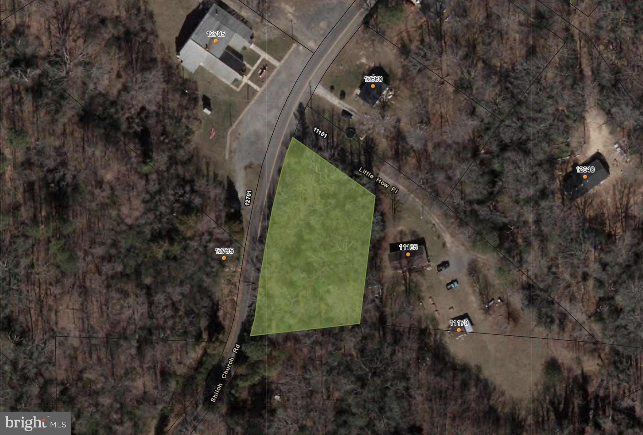 a aerial view of a house