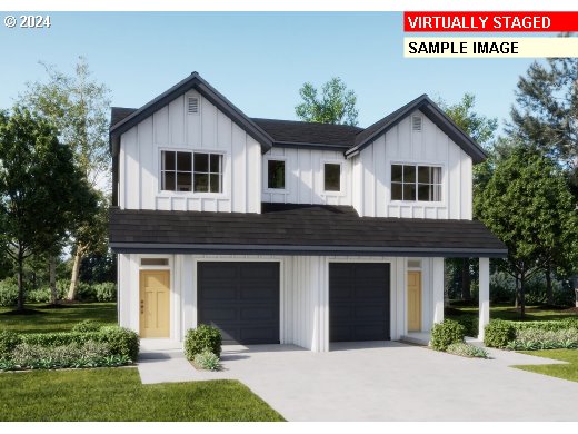 3065 Southwest Duniway Avenue Gresham, OR 97080 - Photo 1 of 24 a front view of a house with a garden and trees