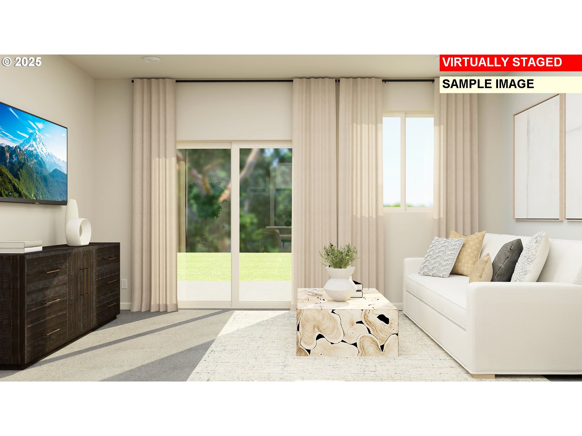 3065 Southwest Duniway Avenue Gresham, OR 97080 - Photo 5 of 24 a living room with furniture and a flat screen tv