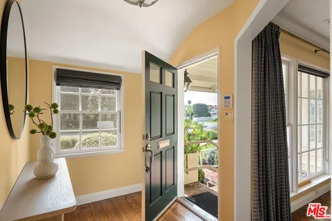 a view of front door