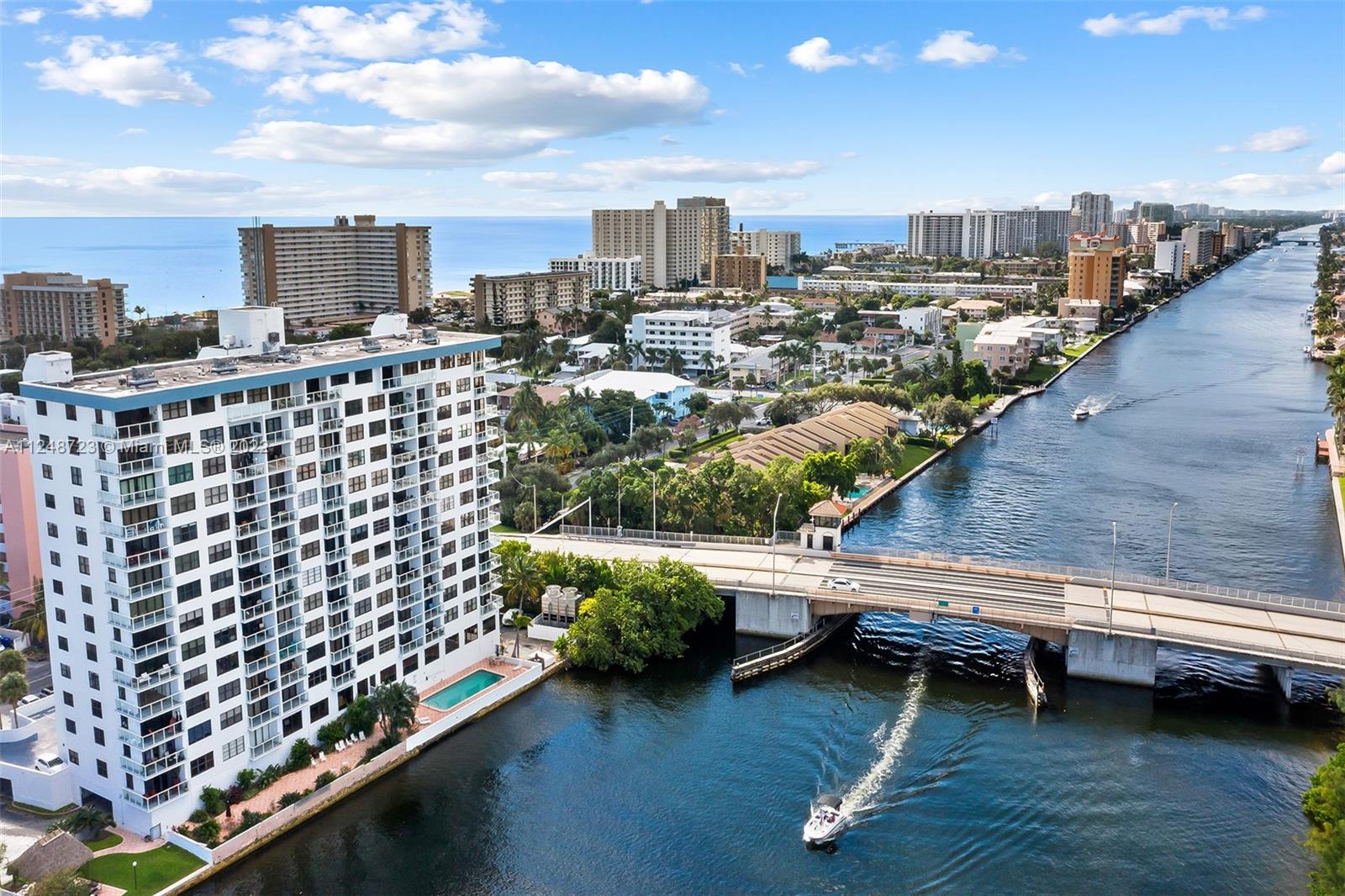1401 North Riverside Drive, Unit 503 Pompano Beach, FL 33062 - Photo 3 of 30 a view of city from balcony