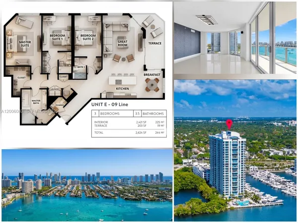 $1,650,000 | 17111 Biscayne Boulevard, Unit 909, North Miami Beach, FL 33160