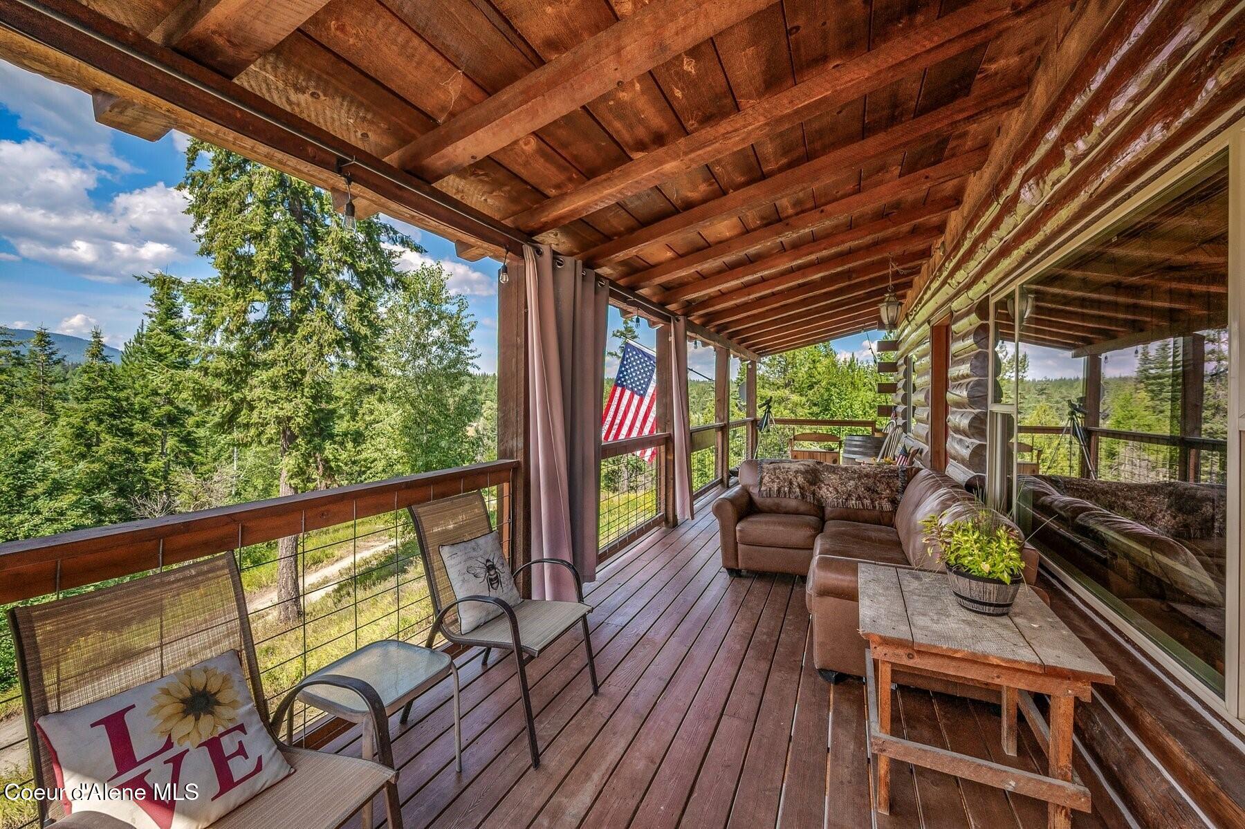 124 Brown Creek Road Naples, ID 83847 - Photo 27 of 65 Covered Front Porch