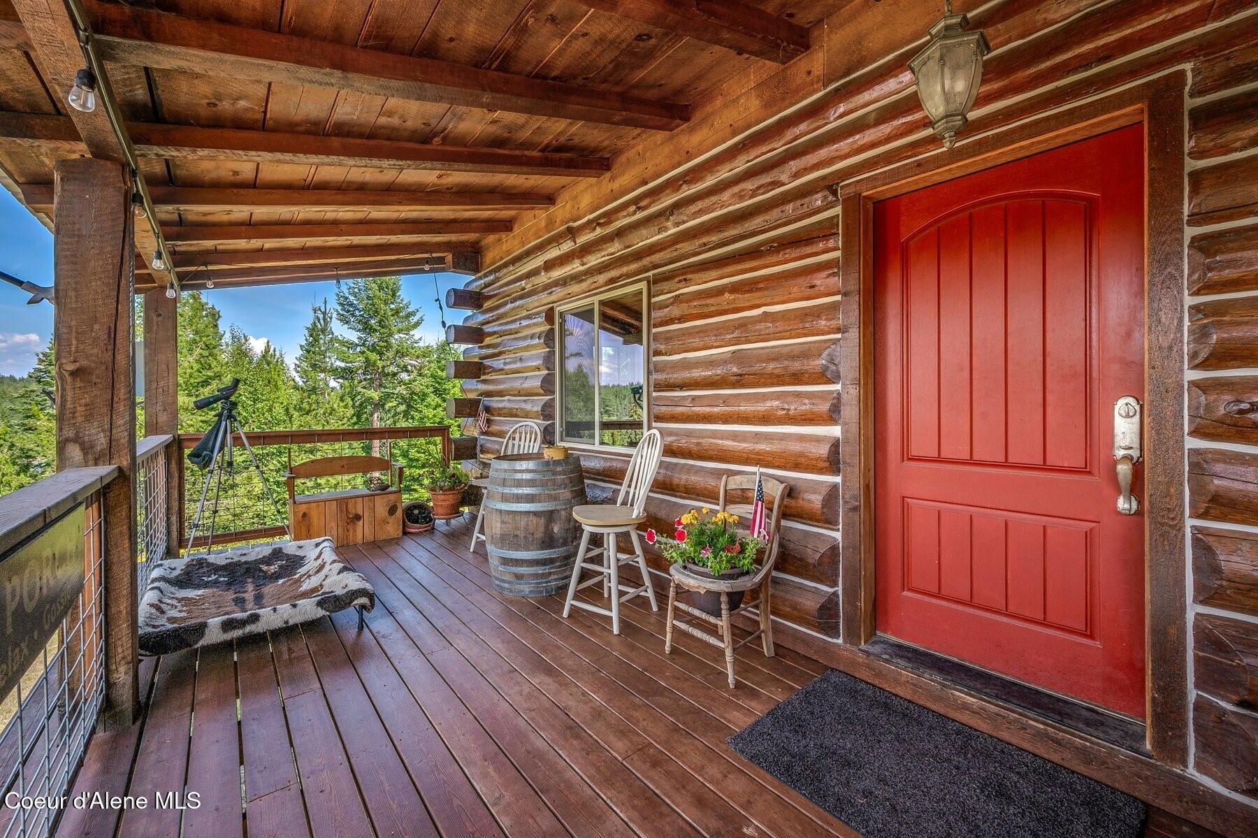 124 Brown Creek Road Naples, ID 83847 - Photo 28 of 65 Covered Front Porch