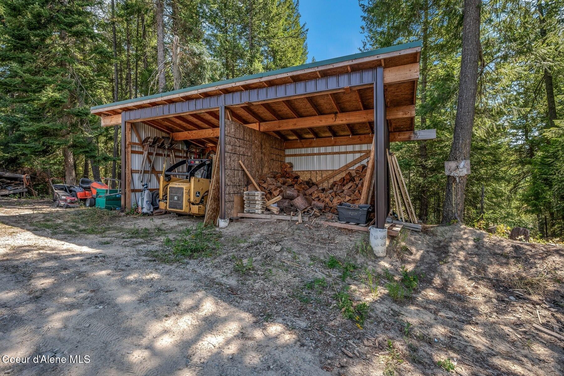 124 Brown Creek Road Naples, ID 83847 - Photo 36 of 65 Storage Shed