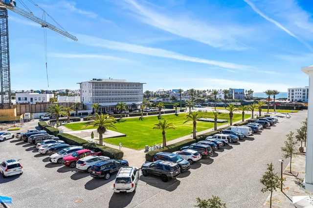a view of swimming pool with outdoor seating