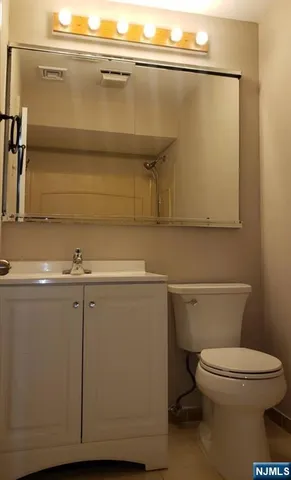 a close view of a toilet sink